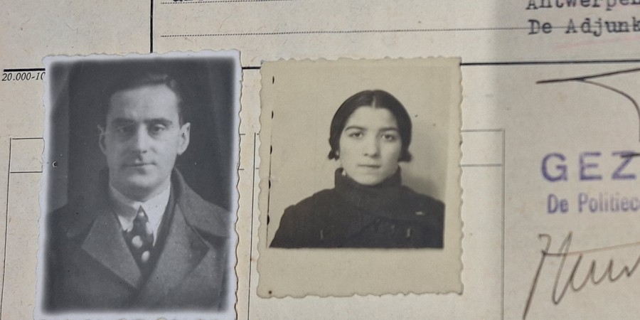 Marie Adell en haar echtgenoot Nikolas Stitchinsky, 1939. FelixArchief, 481#246322. Marie Adell en haar echtgenoot Nikolas Stitchinsky, 1939. FelixArchief, 481#246322.